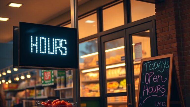 check grocery store hours