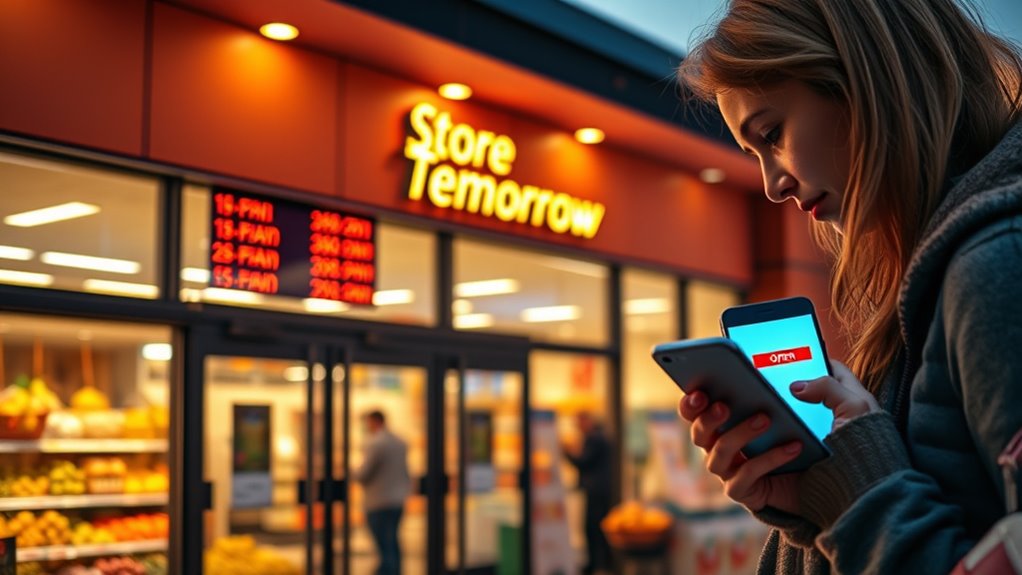 check store hours online