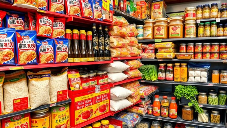 essential asian grocery staples