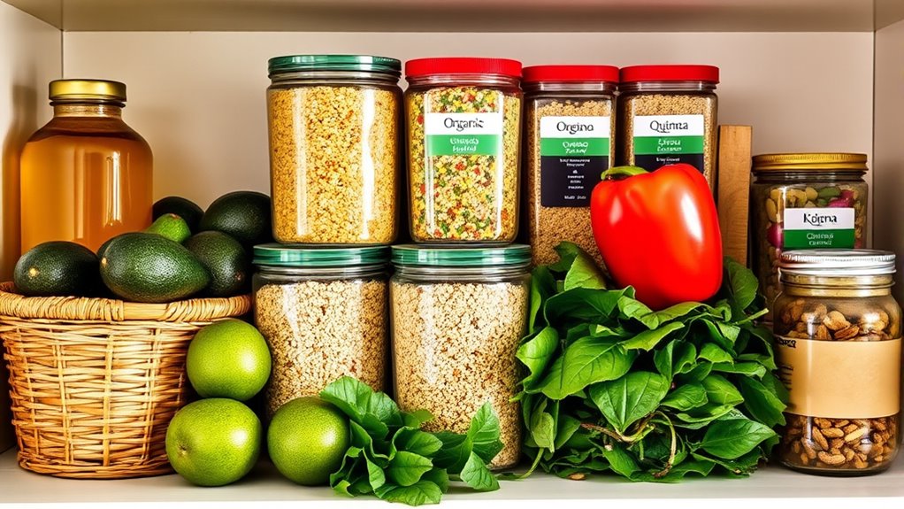 essential healthy pantry staples