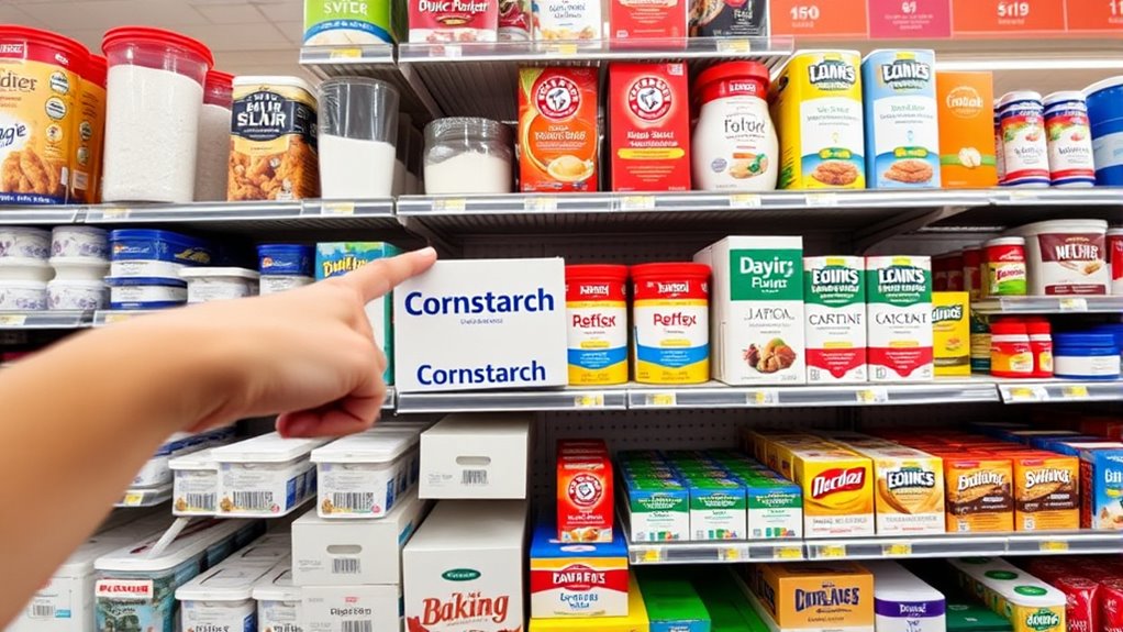 find cornstarch in baking
