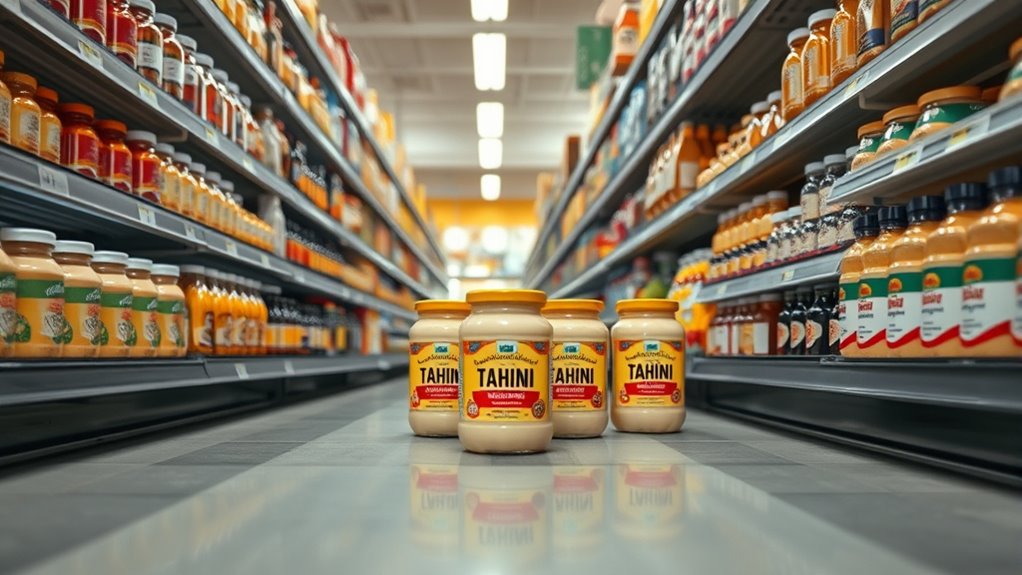 find tahini in grocery