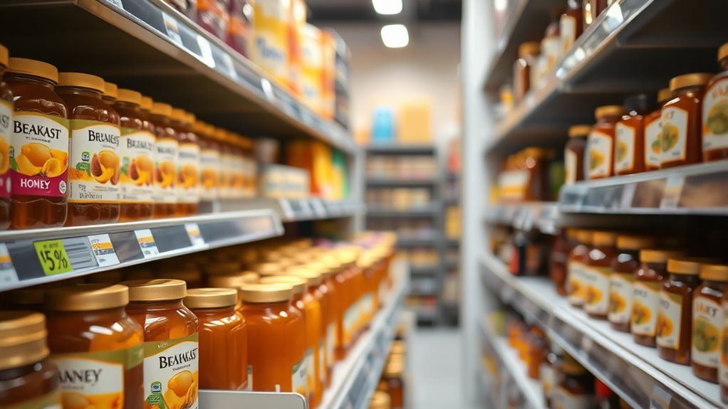 finding honey in grocery