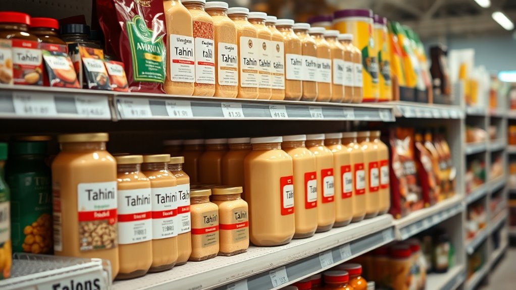 finding tahini in store