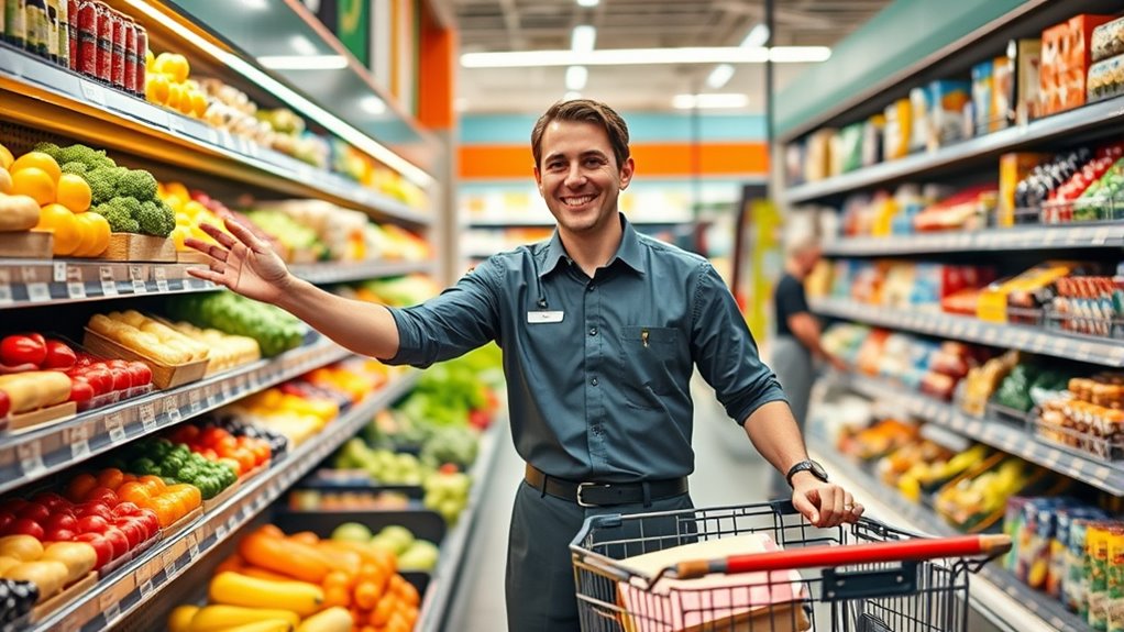 friendly efficient shopping assistance