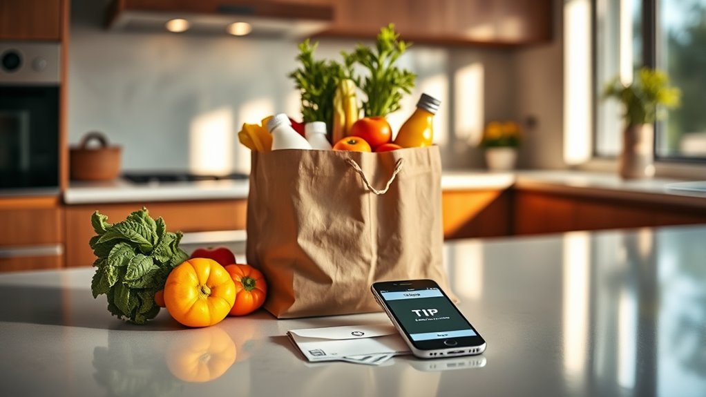 grocery delivery tipping guidelines