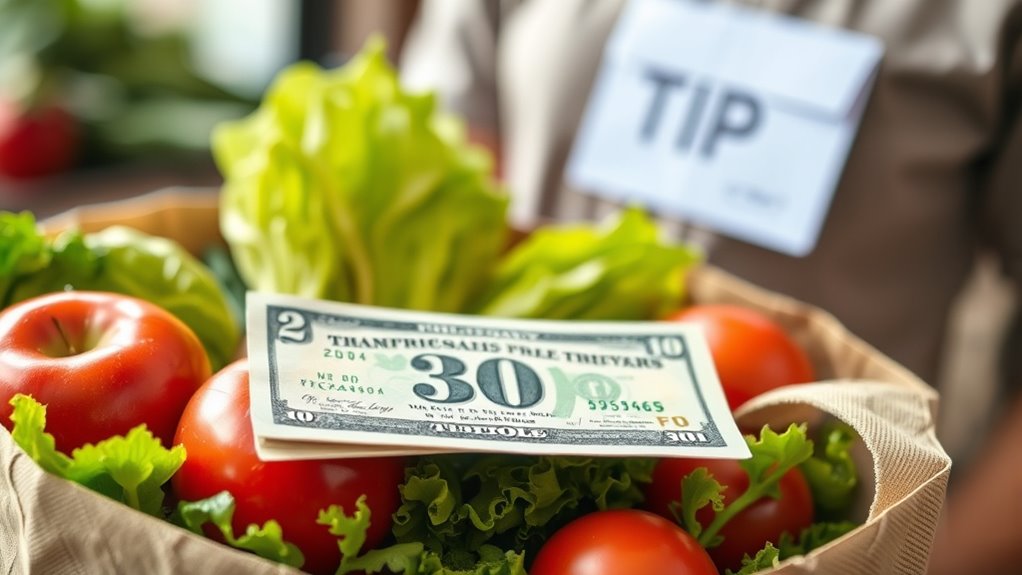 grocery delivery tipping guidelines