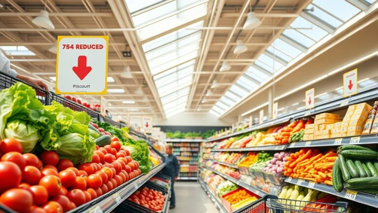 grocery prices trending lower