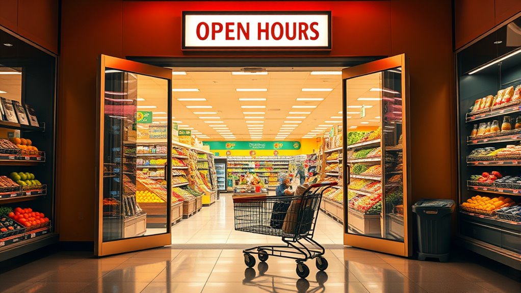 grocery store holiday hours