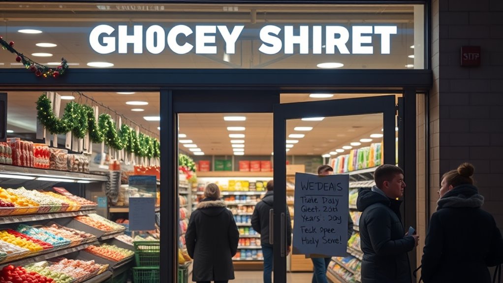 grocery store hours vary