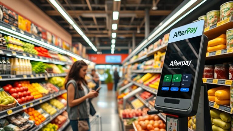 grocery stores accept afterpay