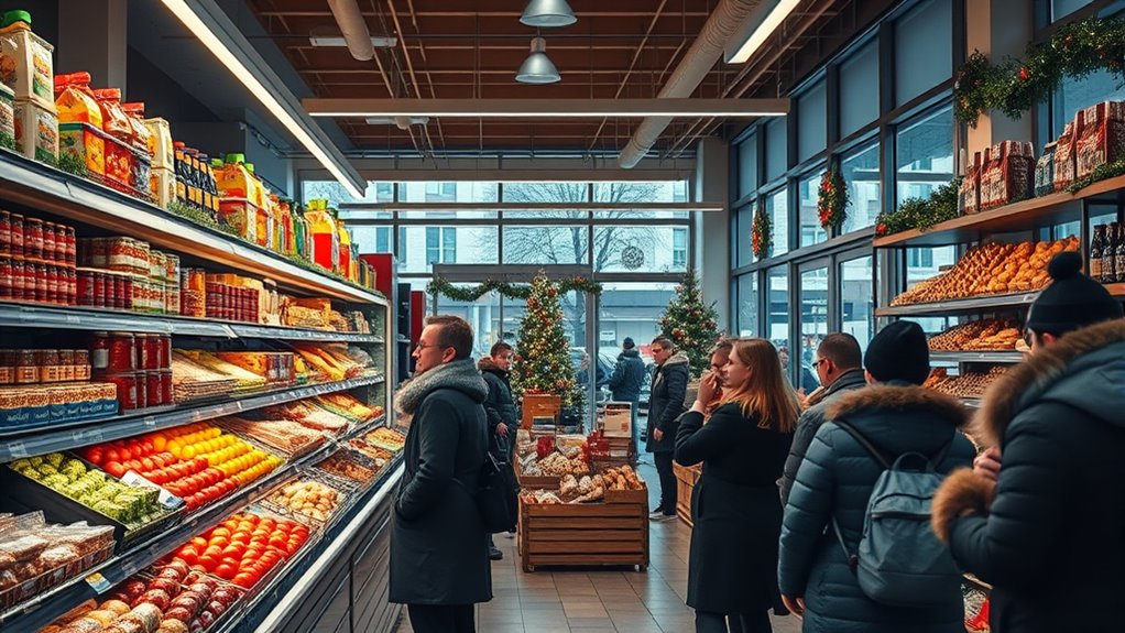 grocery stores open christmas