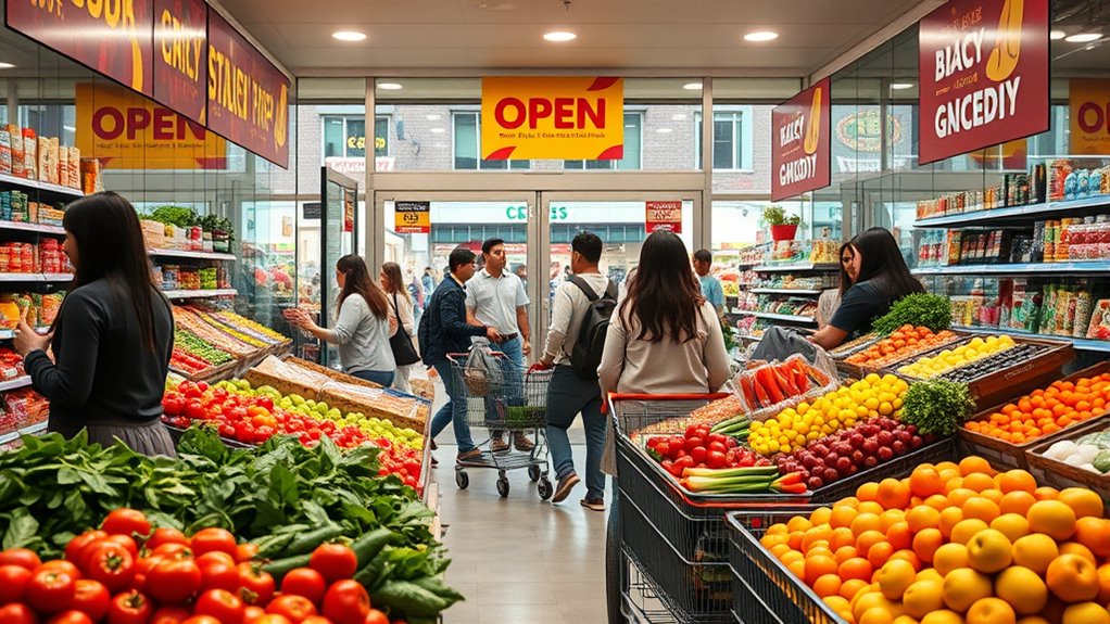 grocery stores open today