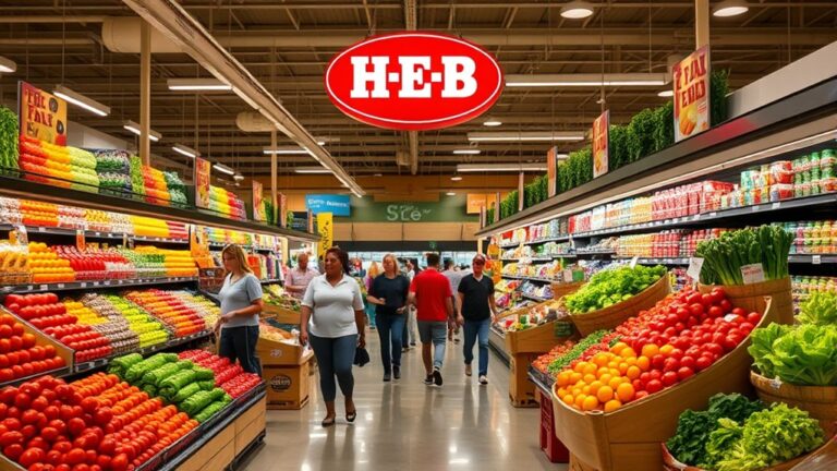 h e b grocery company name