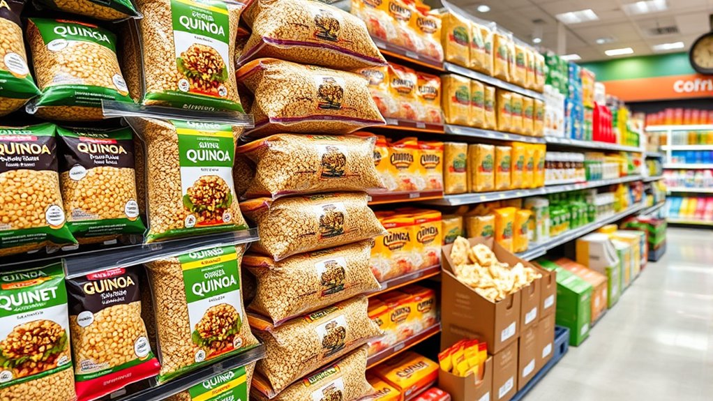 identifying quinoa packaging easily