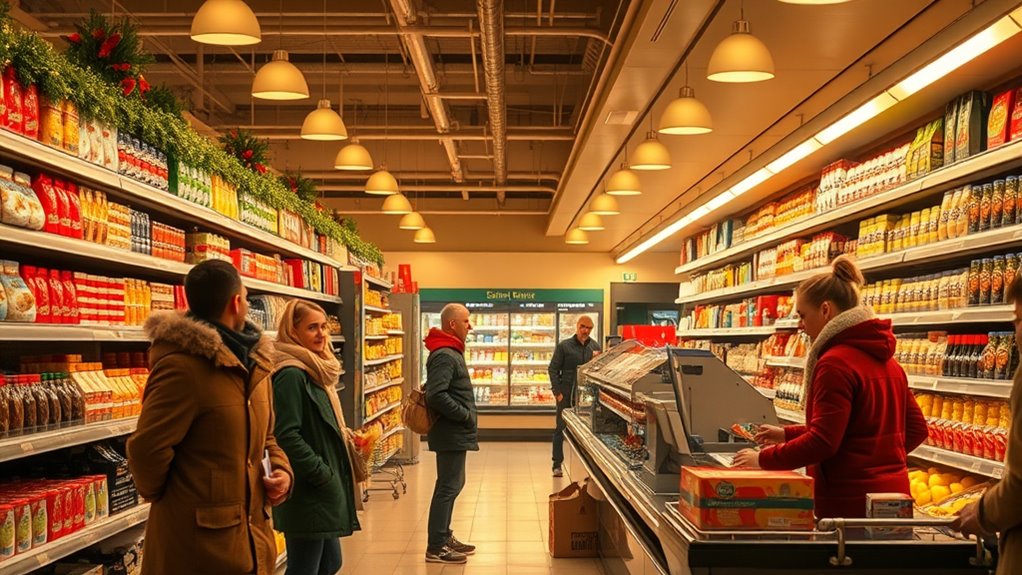 last minute christmas grocery shopping