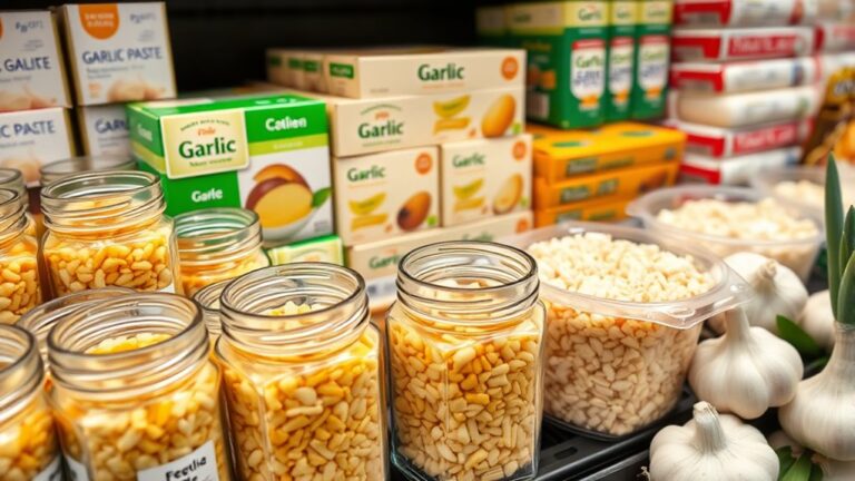 locating minced garlic easily