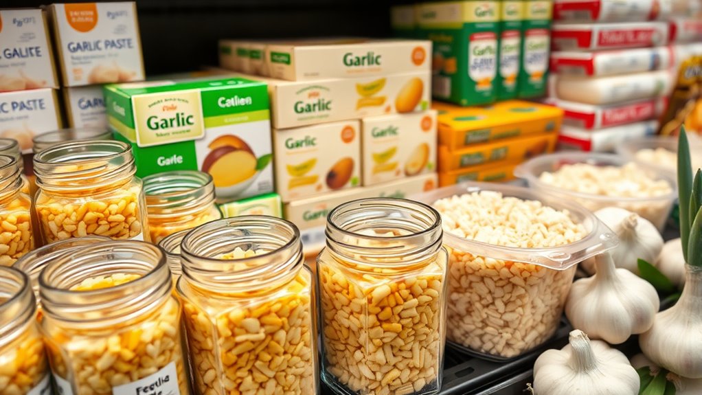 locating minced garlic easily