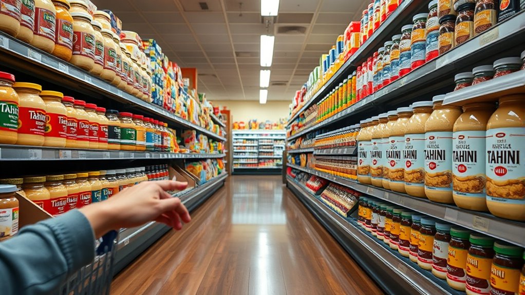 locating tahini in grocery