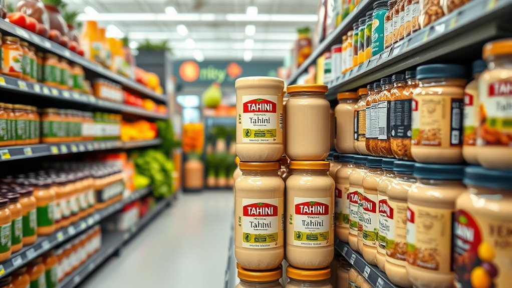 locating tahini in grocery