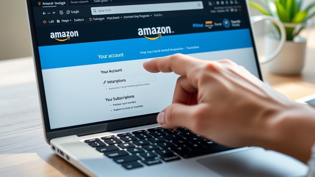 manage amazon grocery subscription