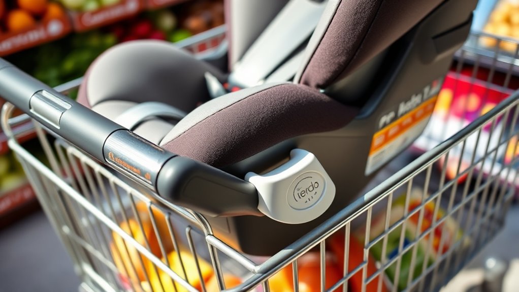 securely prepare grocery cart