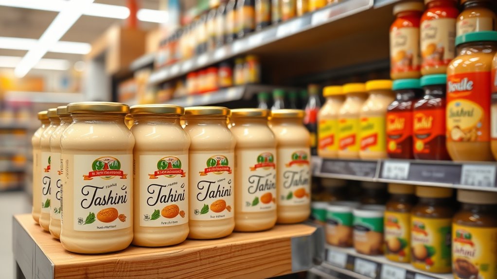 tahini location in grocery