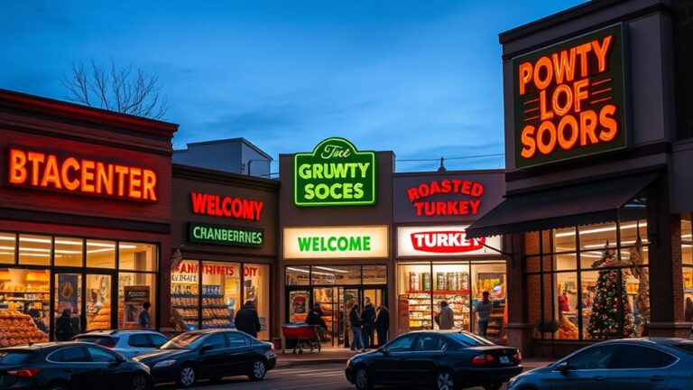 thanksgiving grocery store hours