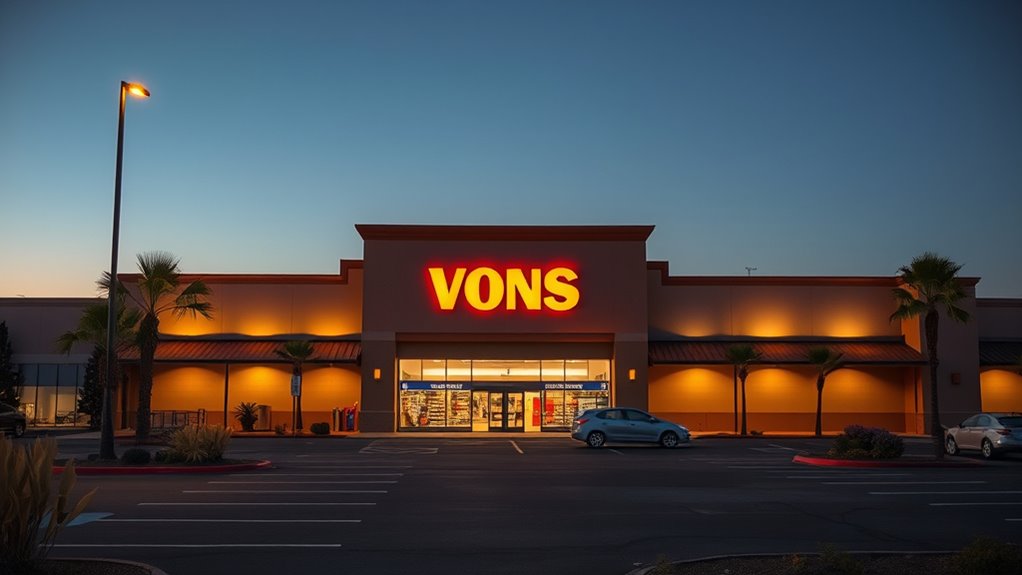 vons simi valley closes 10 pm